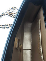 Chanel Mini Quilted Black Leather Pearl Crush Square Flap Bag Eb1225prxzde