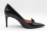 Stuart Weitzman Felicity Black Patent Leather Heels Size 8.5 Aa Eb1225erdu