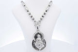 99% Platinum Necklace & 95% Platinum Pendant 73.7 Grams 24 Inch Eb0626wrxzde
