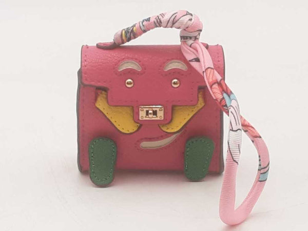 Mini Bag Charm Animated Pink Aa0825csa