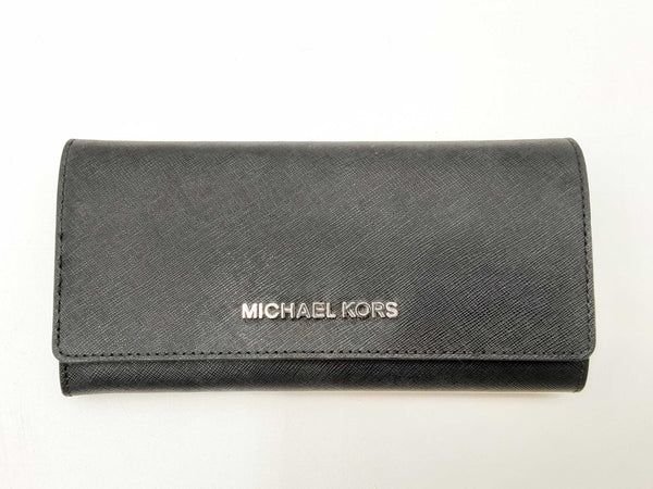 Michael Kors Jet Set Travel Crossgrain Leather Tri-fold Wallet Fw1224wxsa