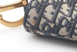 Christian Dior Oblique Jacquard Saddle Bag Eb0826loxzde