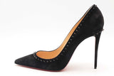 Christian Louboutin Veau Velours Spiked Anjalina Heels Size 41.5 Eb0125exsa