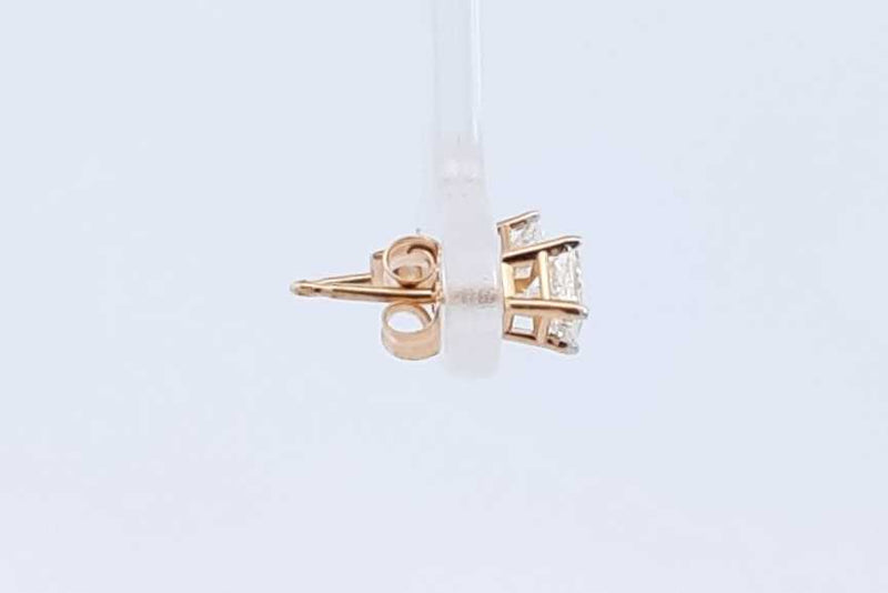 Approx. 0.8ctw Diamond Stud Earrings In 14k Yellow Gold 0.7 Grams Eb0824wxzsa