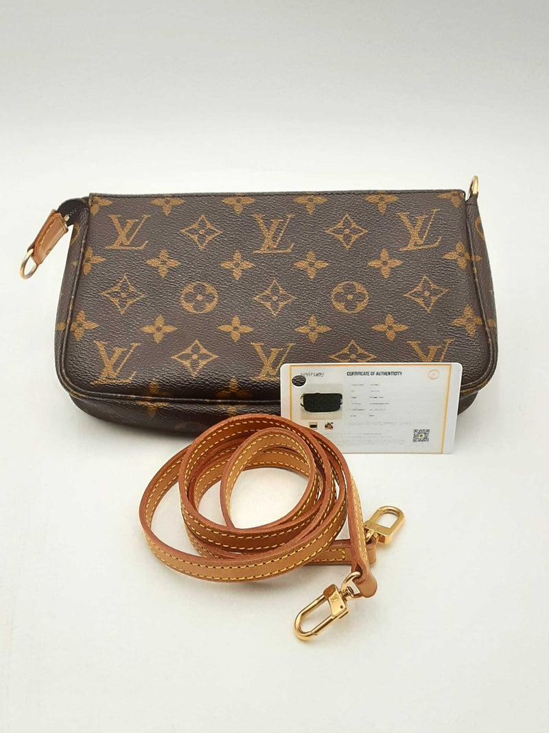 Louis Vuitton Monogram Pochette Accessoires With Shoulder Strap Eb0125roesa