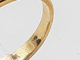 1.50 Ctw Diamonds 14k Yellow Gold 4.0g Ring Set Size 4.25 Do0324rrxde