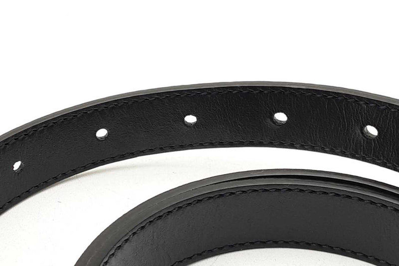 Gucci Gg Marmont Supreme Canvas Belt With Silver Tone Buckle Size 38 Eb1125lordu