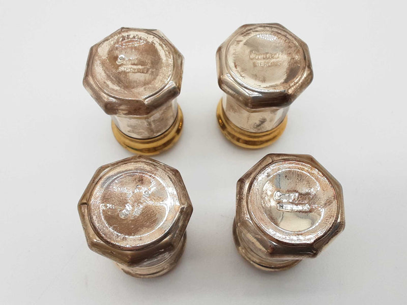 Cartier 0.925 Sterling Silver Mini Salt And Pepper Shakers Do0525lrxde