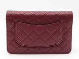 Chanel Classic Wallet On Chain In Burgundy Quilted Caviar Leather Fw0326lexzdu