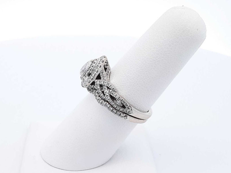 1.92 Cttw Diamond & 14k White Gold Neil Lane Bridal Set 6.7 Grams Size 7 Fw0724lxzxdu