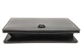 Gucci Gg Marmont Black Leather Wallet With Chain Eb0926pxzsa