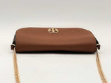 Tory Burch Chelsea Pebbled Crossbody Brown Aa1025wrsa