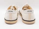 Celine "Blank" Canvas Low-top Sneakers Size 11.5 Sd0126lwxde