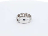 Konstantino Sterling Silver Carved Curb Link Ring 9.1 Grams Size 12 Fw0425pxdu