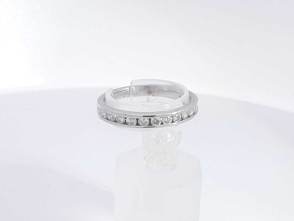 0.44 Cttw Diamond 14k White Gold Wedding Band 3 Grams Size 8 Aa0625lrzsa
