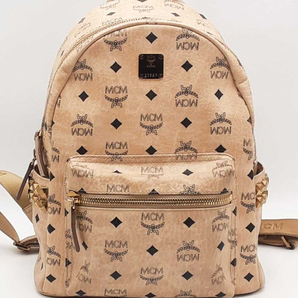 Mcm Stark Side Studs Backpack In Visetos Beige Aa0426ozxsa – Max Pawn