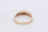 0.44cttw Diamond Ring In 14k Yellow Gold 2.9 Grams Size 5 Eb0626oixsa
