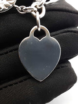 Tiffany & Co. Heart Tag Toggle Bracelet In Sterling Silver 35.8 Grams 8 Inch Fw0726lxzdu