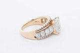 4.08cttw Lab Grown Diamond Ring In 14k Yellow Gold 8.3 Grams Size 8 Eb0826epxsa