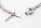 0.9cttw Diamond Tennis Bracelet In 18k White Gold 11.3 Grams 7 Inch Eb0726lxxzsa