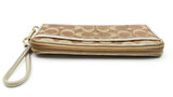 Coach Signature Metallic Wristlet Wallet Sd0725pzdu