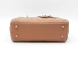 Christian Dior My Abc Dior In Matte Cannage-quilted Beige Leather Fw0926loxzdu