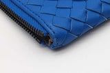 Bottega Veneta Blue Intrecciato Leather Clutch Eb0426lexde