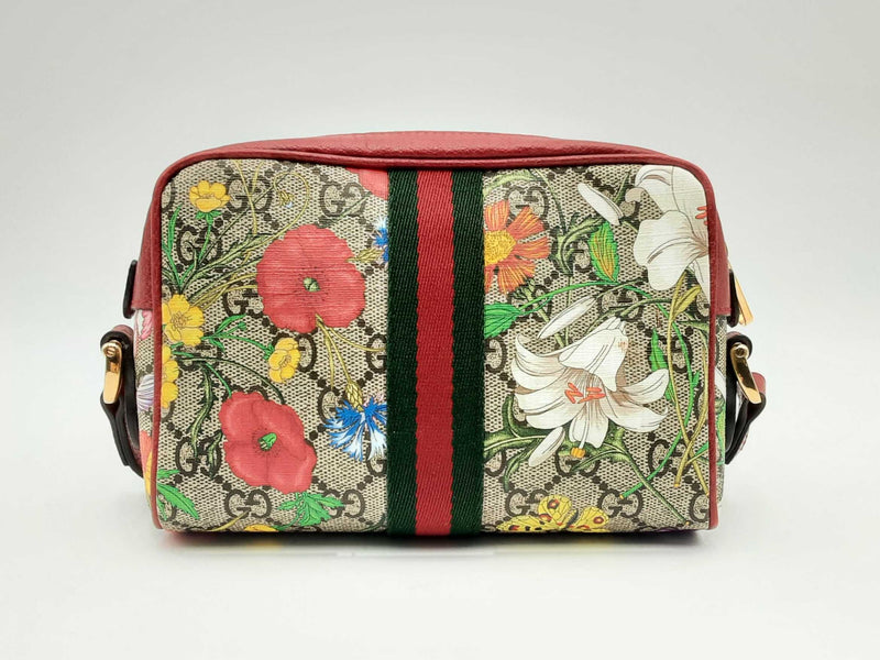 Gucci Ophidia Flora Gg Coated Canvas Shoulder Bag Fw1124wxzsa