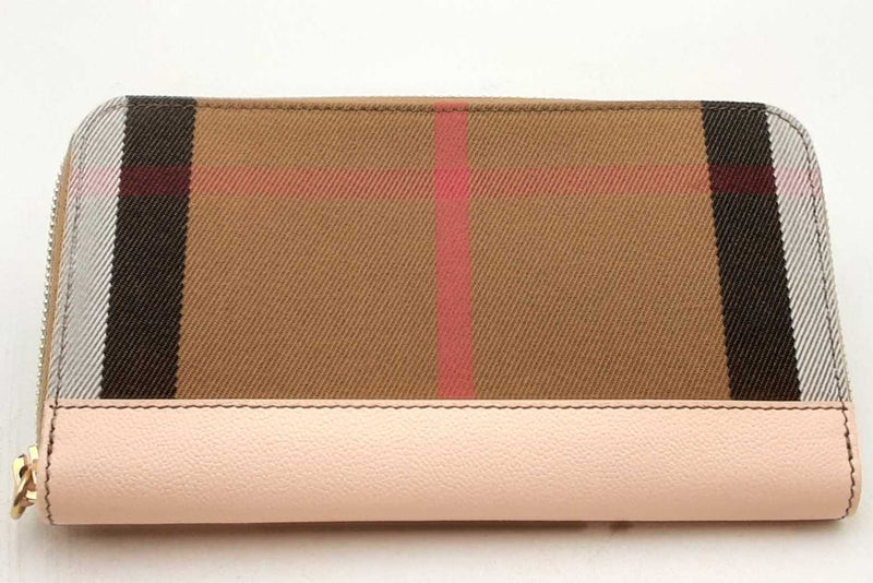 Burberry Check Zip Around Wallet Eb1024lixzsa