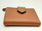 Prada Brown Leather Compact Bifold Wallet Do1024lxzde