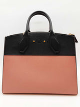 Louis Vuitton Pink & Black Taurillon City Steamer Top Handle Bag Eb0426lpxzde