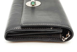 Tiffany & Co. Black Leather Turnlock Wallet On Chain Eb0526lxzde