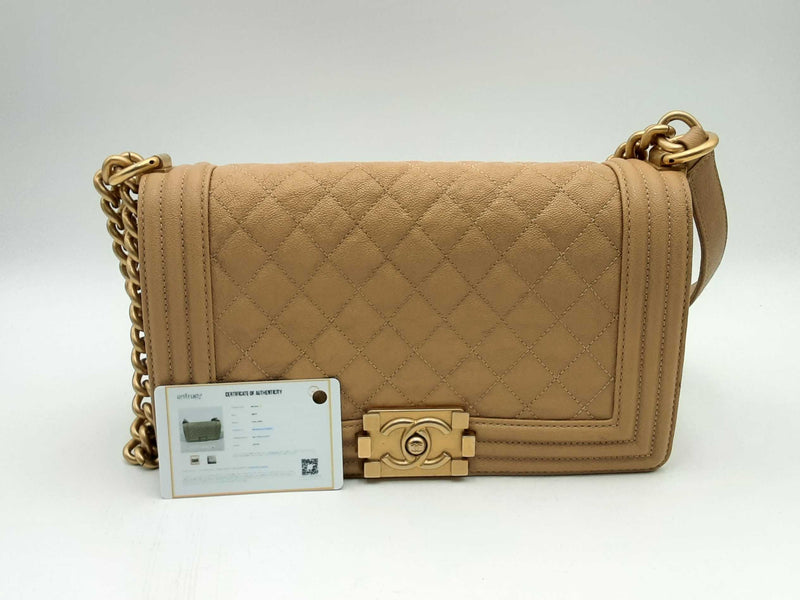 Chanel Caviar Quilted Boy Bag Hs0824ooxzsa