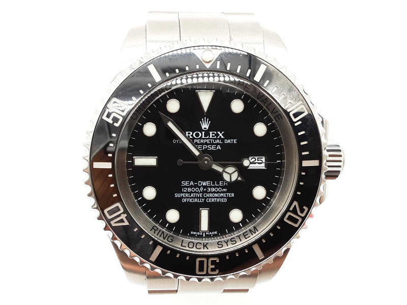 Rolex 44 Sea-dweller Deepsea Black Dial Bezel Steel Oyster Watch Do0625ewxzde
