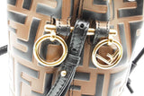 Fendi Embossed Ff Monogram Mini Mon Tressor Crossbody Bucket Bag Eb1125cxzde