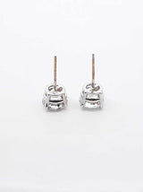 1.80 Cttw Diamond & 14k White Gold Solitaire Stud Earrings 1.2 Grams Fw0926ixzdu