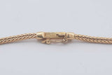 1.05cttw Diamond Necklace 18k Yellow Gold & Platinum Setting 15.4g Eb0126llxzsa