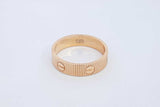Cartier 18k Yellow Gold Love Unlimited Ring 12.2 Grams Size 76 Eb0426lcxzde