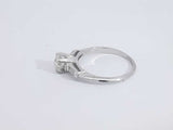 0.48 Cttw Diamond 14k White Gold Ring 2.2 Grams Size 6.5 Aa0825lzxsa