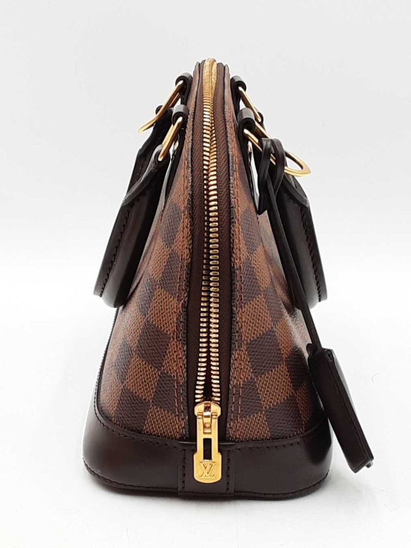 Louis Vuitton Damier Ebene Alma Hand Bag Sd0825crzdu