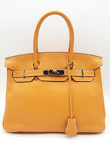 Hermes Birkin 30 Jaune D'or Yellow Togo Palladium Handbag Do0923lwxzxde