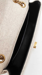 Yves Saint Laurent Jamie Chain Shoulder Bag In Quilted Jersey Fw0625exzdu