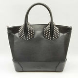 Christian Louboutin Eloise Grained Calfskin Spiked Handbag Sd0625pzxdu