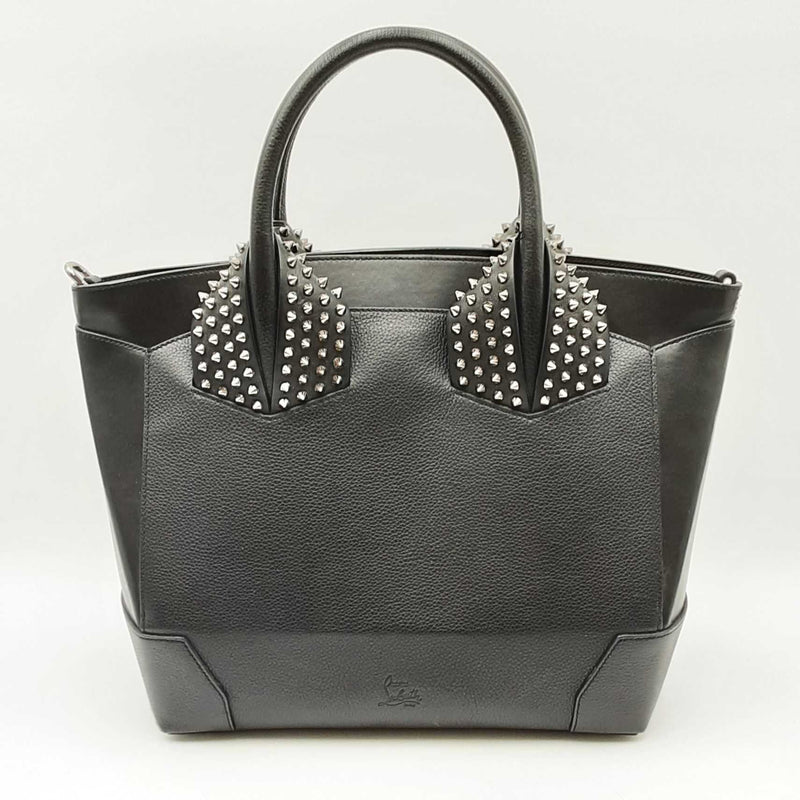Christian Louboutin Eloise Grained Calfskin Spiked Handbag Sd0625pzxdu