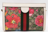 Gucci Gg Supreme Monogram Flora Web Ophidia Crossbody Eb0726rxzsa