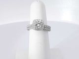 1.62 Cttw Diamond 18k White Gold 5.8 Grams Wedding Set Size 5.5 Aa0925exzsa