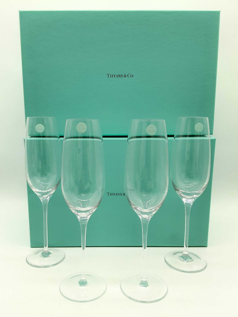 Tiffany & Co. Champagne Glasses Set Of 4 Do0125lxzde