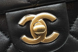 Chanel Mini Quilted Black Leather Pearl Crush Square Flap Bag Eb1225prxzde