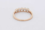0.9cttw Lab Grown Oval Diamond Ring In 14k Yellow Gold 1.5g Size 7 Eb0826prxsa