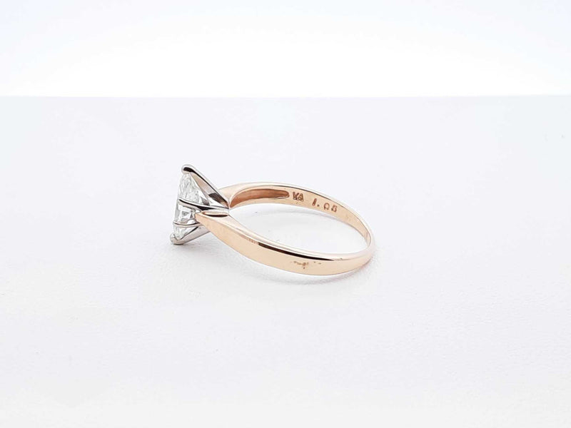 1.05 Ctw Diamond & 14k Yellow Gold Solitaire Ring 2.8 Gram Size 7.5 Fw0925orzxdu